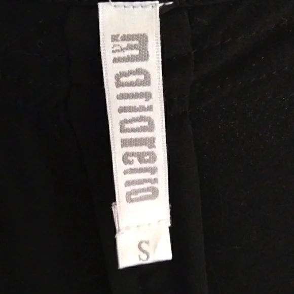 Black MOLLO RELLO Faux Suede Stretch Mix Media Longline Cardigan S/M - Picture 11 of 14